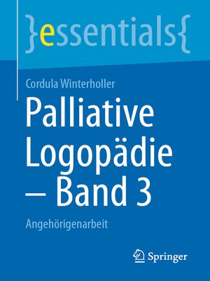 cover image of Palliative Logopädie – Band 3